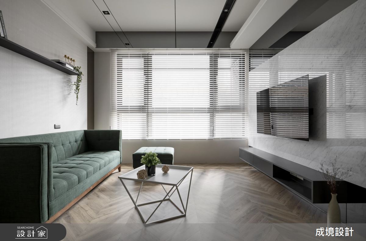 16坪新成屋(5年以下)＿北歐風客廳案例圖片＿成境設計＿成境_16之7