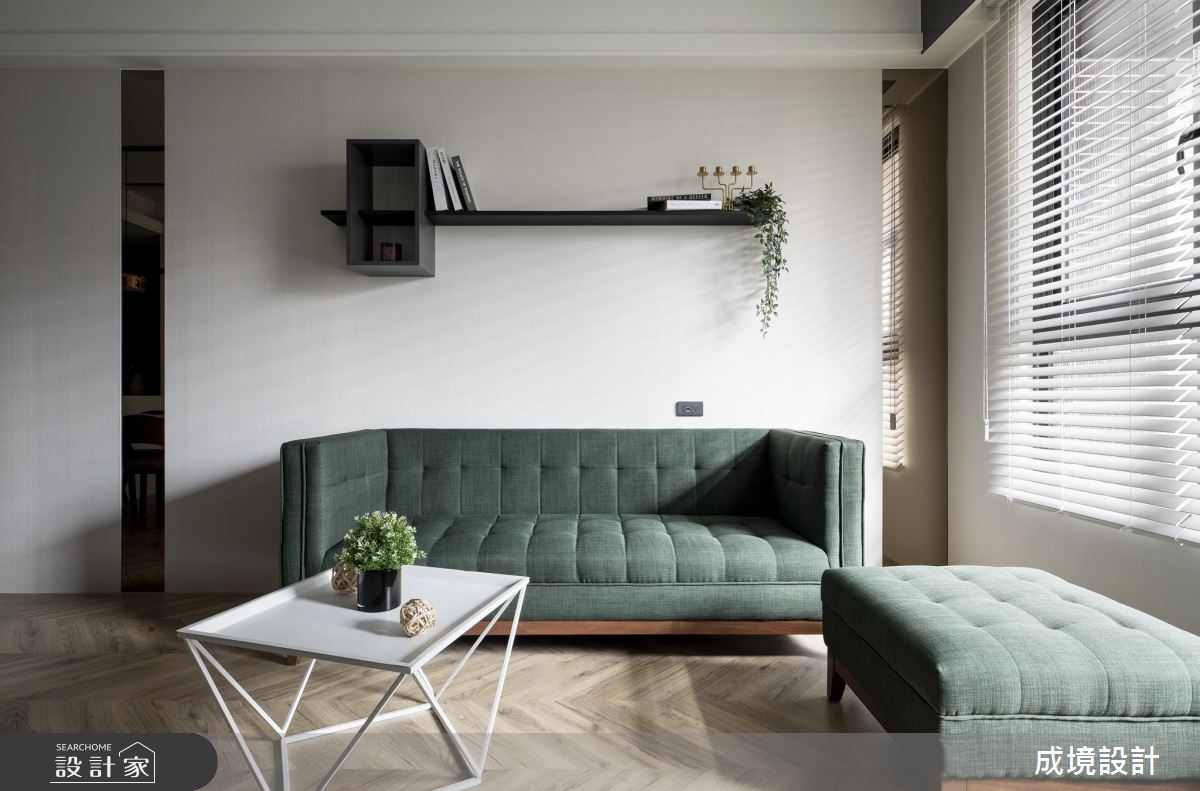16坪新成屋(5年以下)＿北歐風客廳案例圖片＿成境設計＿成境_16之9