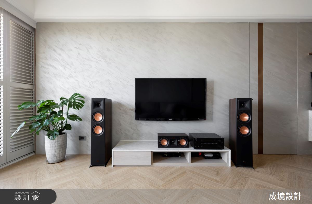 38坪新成屋(5年以下)＿北歐風客廳案例圖片＿成境設計＿成境_上城日記之7