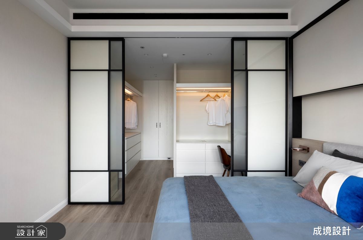 38坪新成屋(5年以下)＿北歐風臥室案例圖片＿成境設計＿成境_上城日記之18