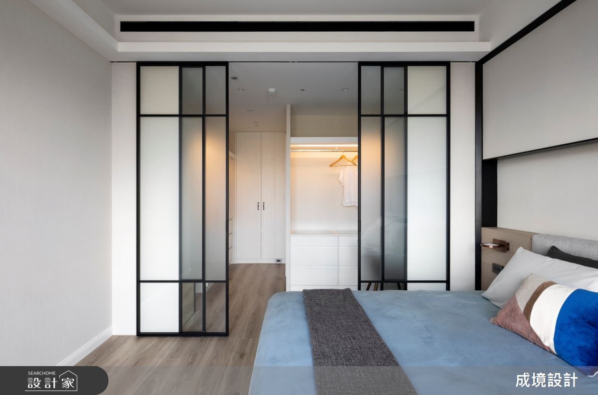 38坪新成屋(5年以下)＿北歐風臥室案例圖片＿成境設計＿成境_上城日記之19