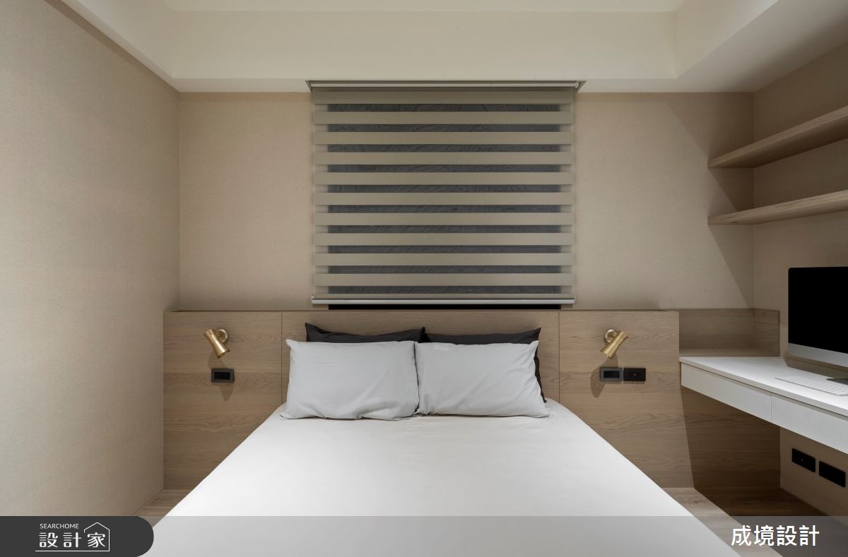 38坪新成屋(5年以下)＿北歐風臥室案例圖片＿成境設計＿成境_上城日記之22