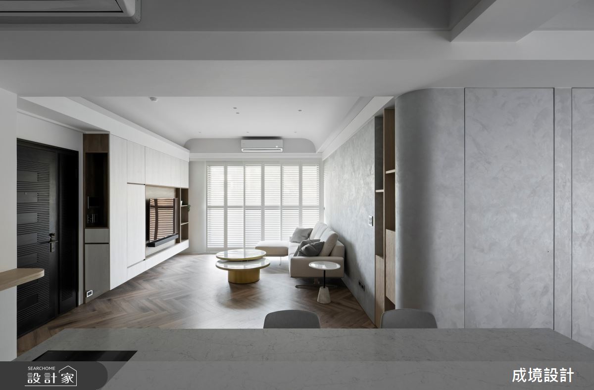 30坪中古屋(5~15年)＿北歐風客廳案例圖片＿成境設計＿成境_覓謐之3