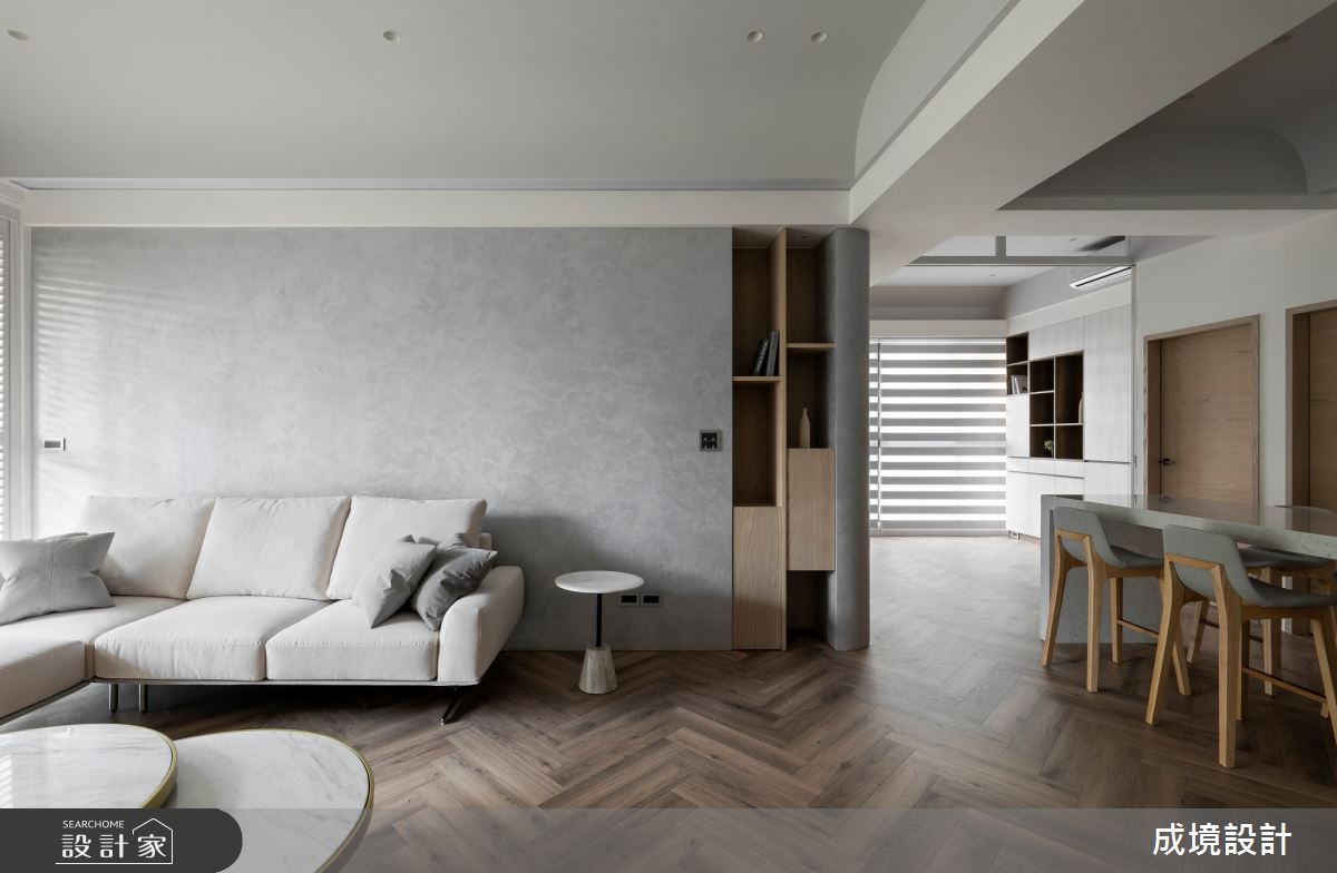 30坪中古屋(5~15年)＿北歐風客廳案例圖片＿成境設計＿成境_覓謐之6