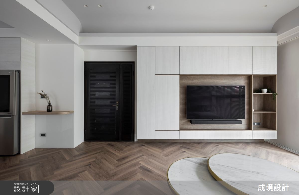 30坪中古屋(5~15年)＿北歐風客廳案例圖片＿成境設計＿成境_覓謐之1