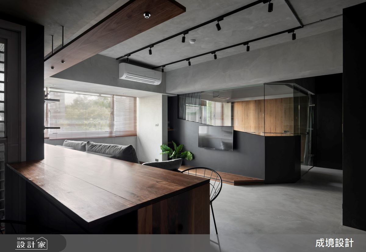 16坪老屋(16~30年)＿工業風客廳案例圖片＿成境設計＿成境_雅痞紳士之9