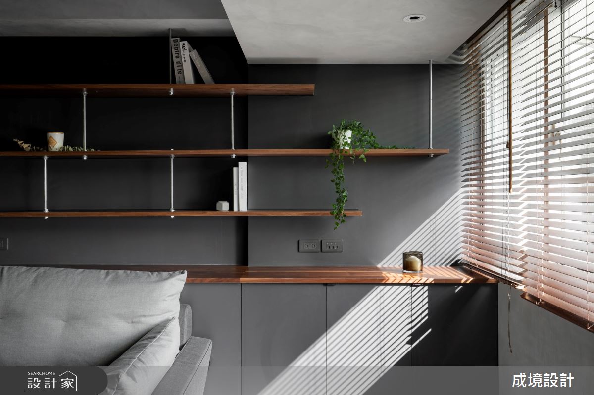 16坪老屋(16~30年)＿工業風客廳案例圖片＿成境設計＿成境_雅痞紳士之7