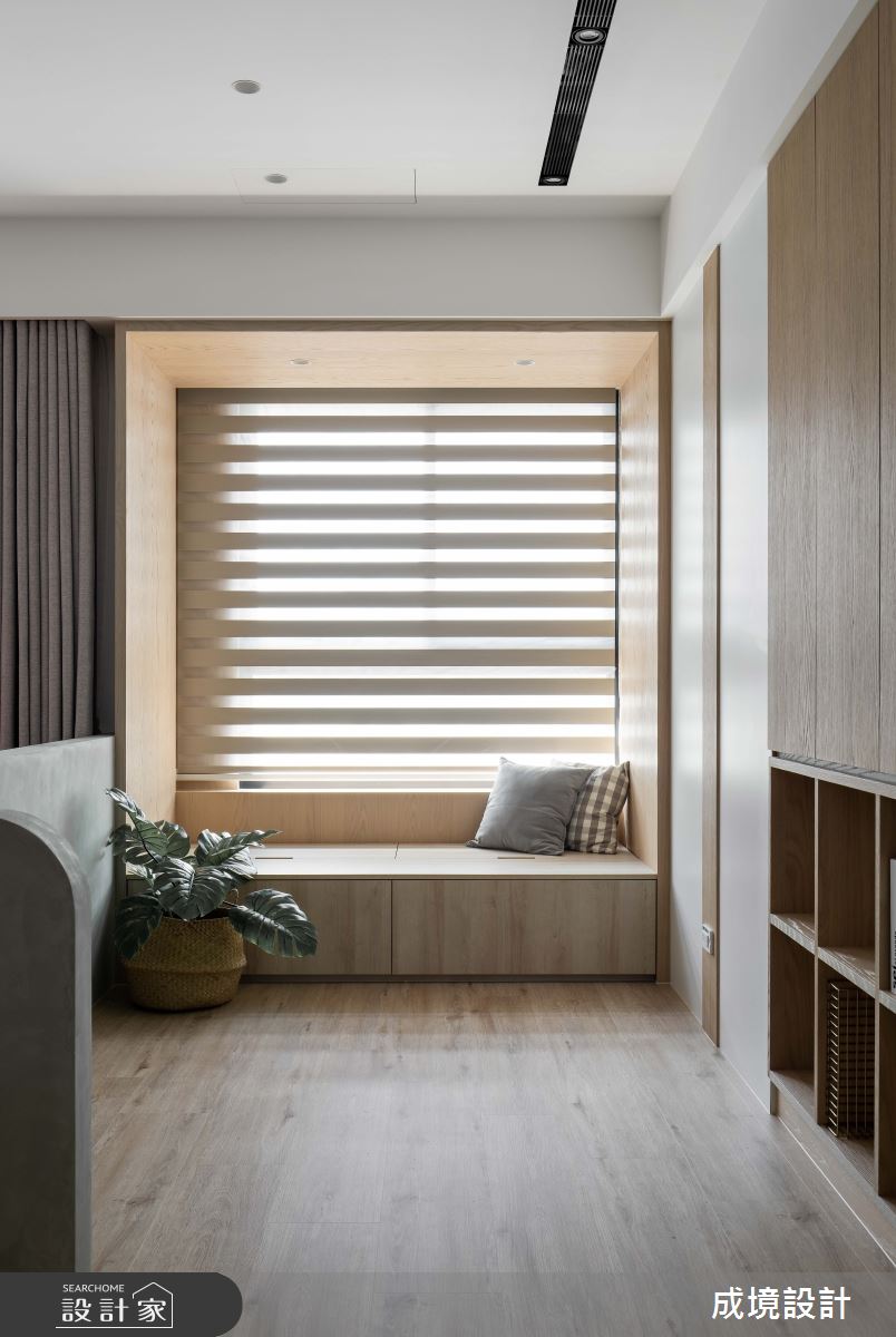 22坪新成屋(5年以下)＿北歐風書房臥榻案例圖片＿成境設計＿成境_童心與初心之11