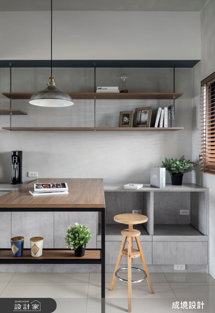 18坪新成屋(5年以下)＿工業風案例圖片＿成境設計＿成境_湛藍之境之7