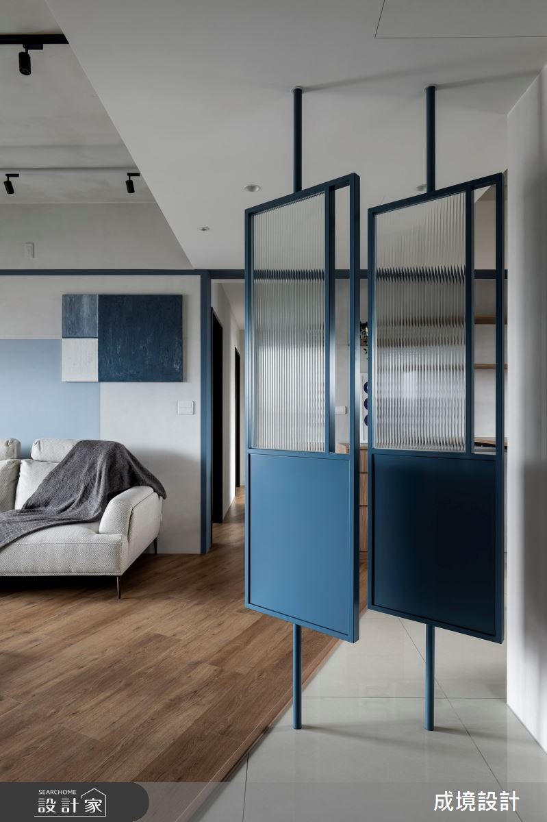 18坪新成屋(5年以下)＿工業風案例圖片＿成境設計＿成境_湛藍之境之1