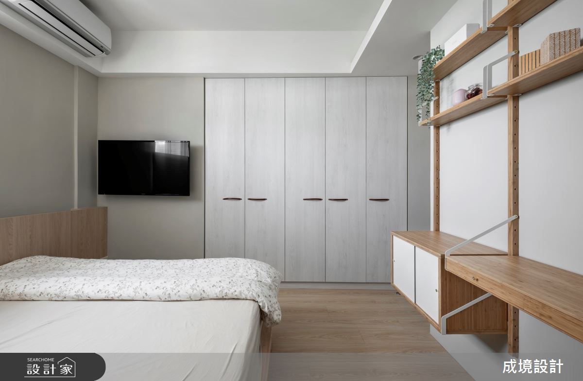 24坪老屋(31~40年)＿日式無印風臥室案例圖片＿成境設計＿成境_仰光森林之13