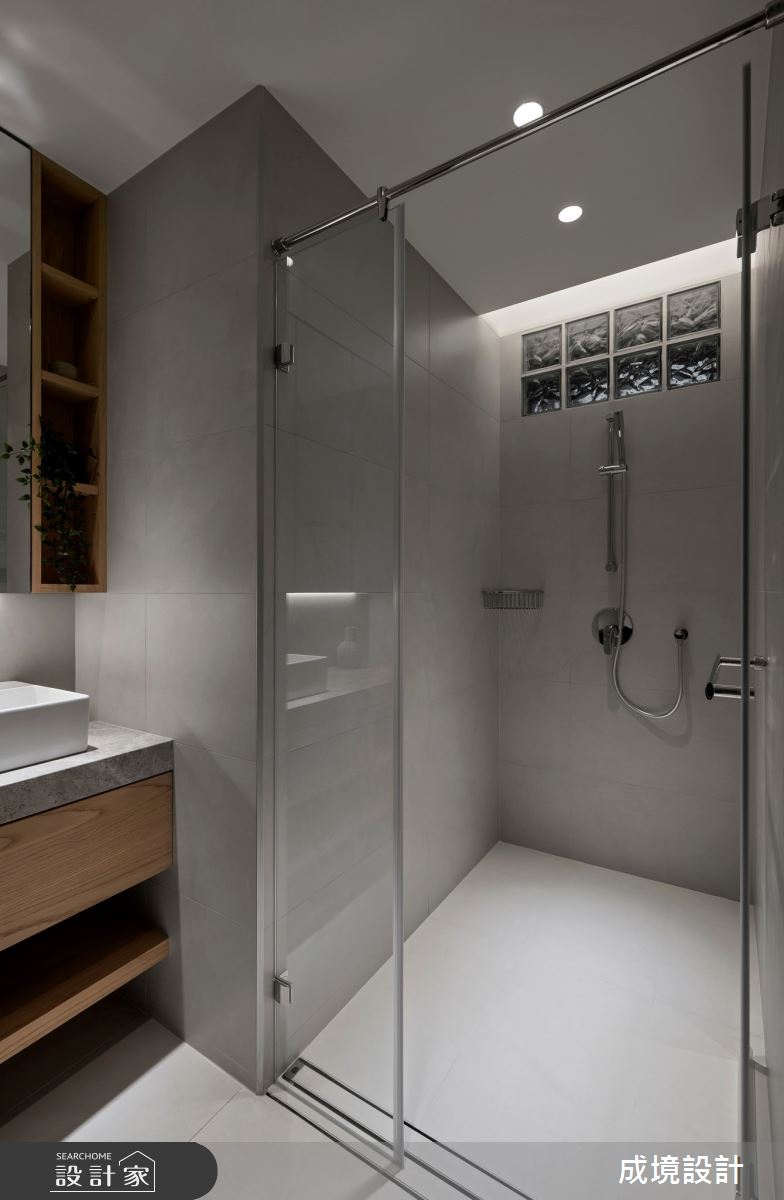 48坪新成屋(5年以下)＿現代風浴室案例圖片＿成境設計＿成境_木質香韻之31