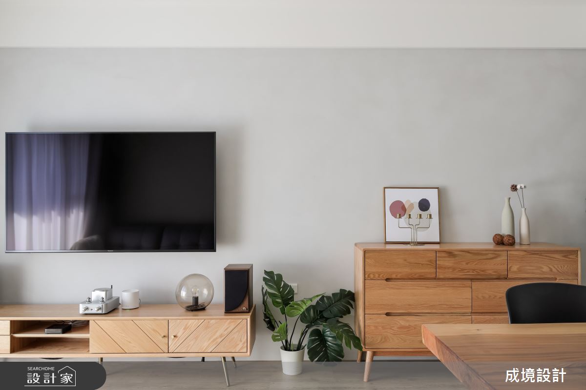 19坪新成屋(5年以下)＿北歐風客廳案例圖片＿成境設計＿成境_Lagom▪️剛剛好的幸福之5