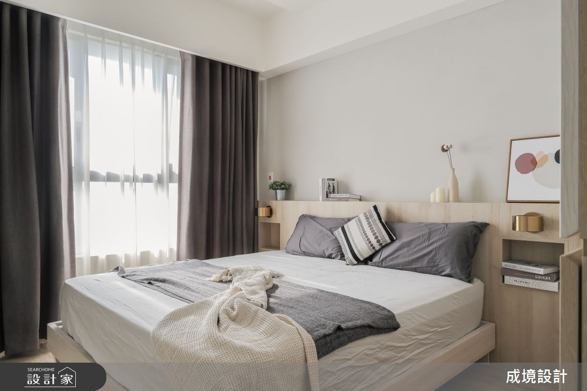 19坪新成屋(5年以下)＿北歐風臥室案例圖片＿成境設計＿成境_Lagom▪️剛剛好的幸福之11