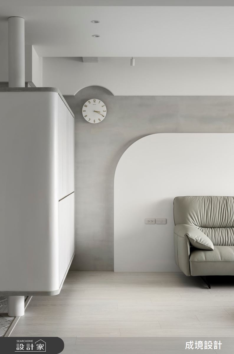 36坪老屋(31~40年)＿美式風客廳案例圖片＿成境設計＿成境_光陰行板之6