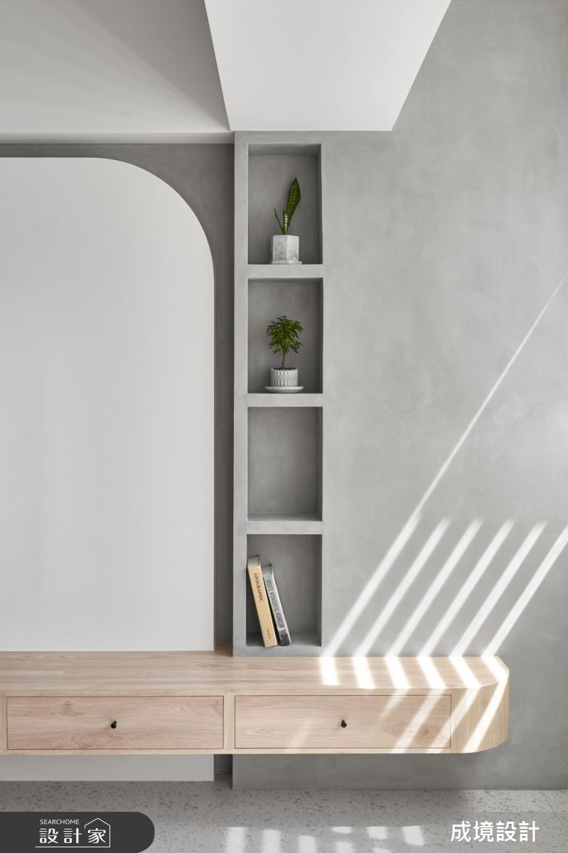 35坪老屋(31~40年)＿北歐風客廳案例圖片＿成境設計＿成境_北歐濾鏡之4