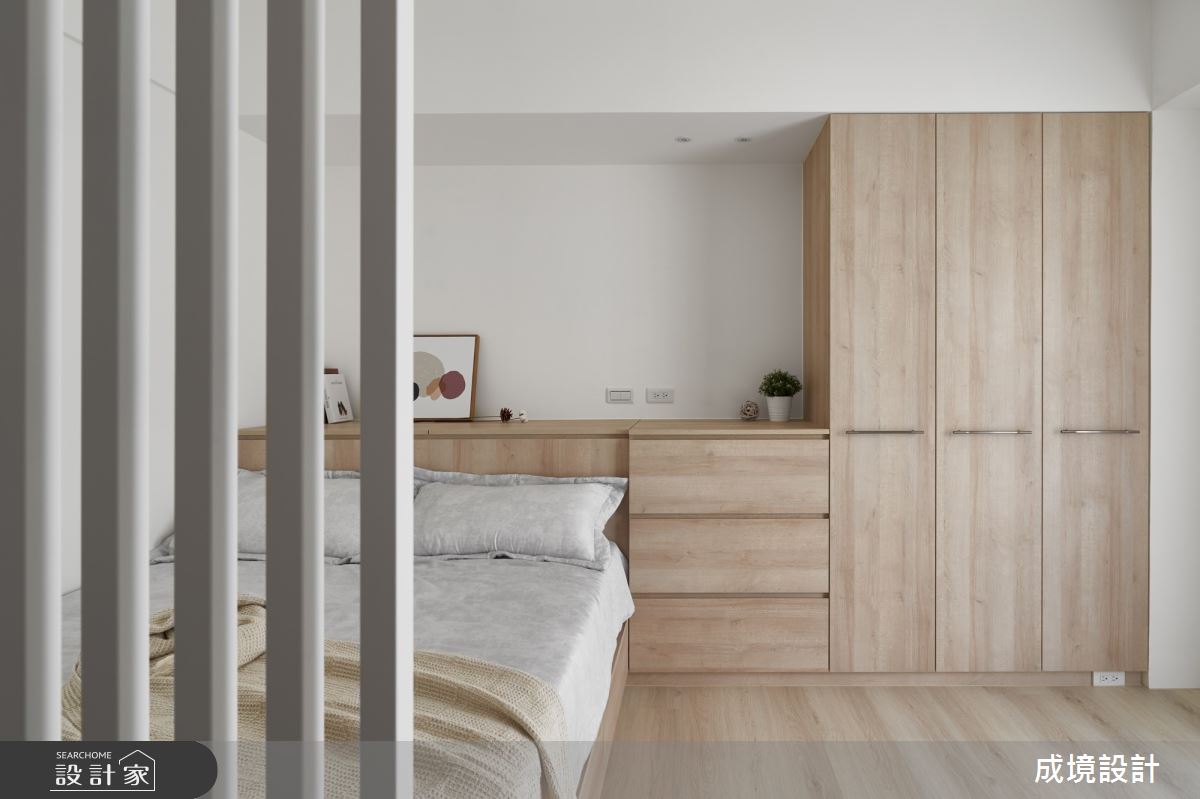 35坪老屋(31~40年)＿北歐風臥室案例圖片＿成境設計＿成境_北歐濾鏡之16