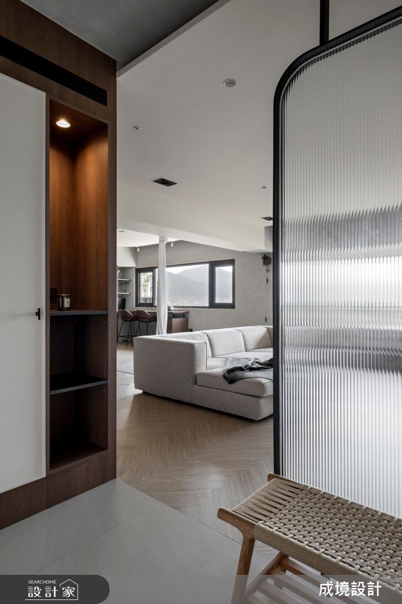 40坪老屋(31~40年)＿現代風玄關案例圖片＿成境設計＿成境_觸及天堂之3