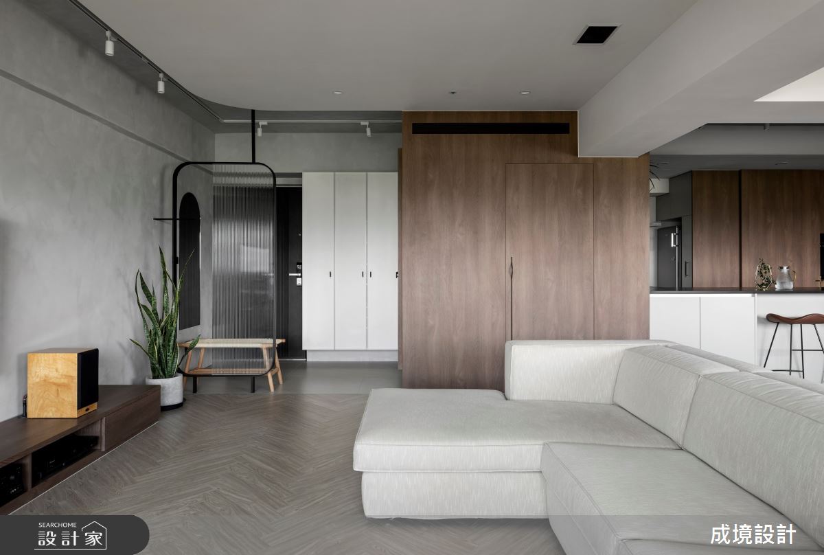 40坪老屋(31~40年)＿現代風客廳案例圖片＿成境設計＿成境_觸及天堂之1