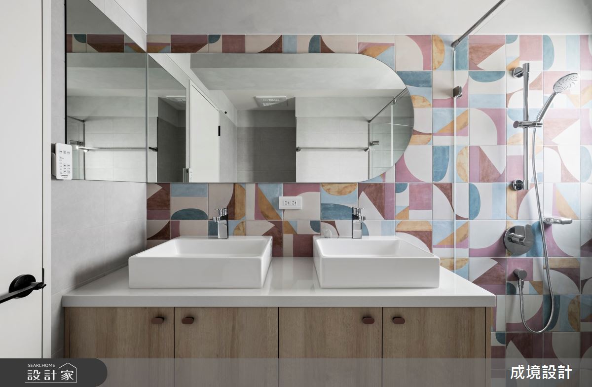 40坪老屋(31~40年)＿現代風浴室案例圖片＿成境設計＿成境_觸及天堂之26