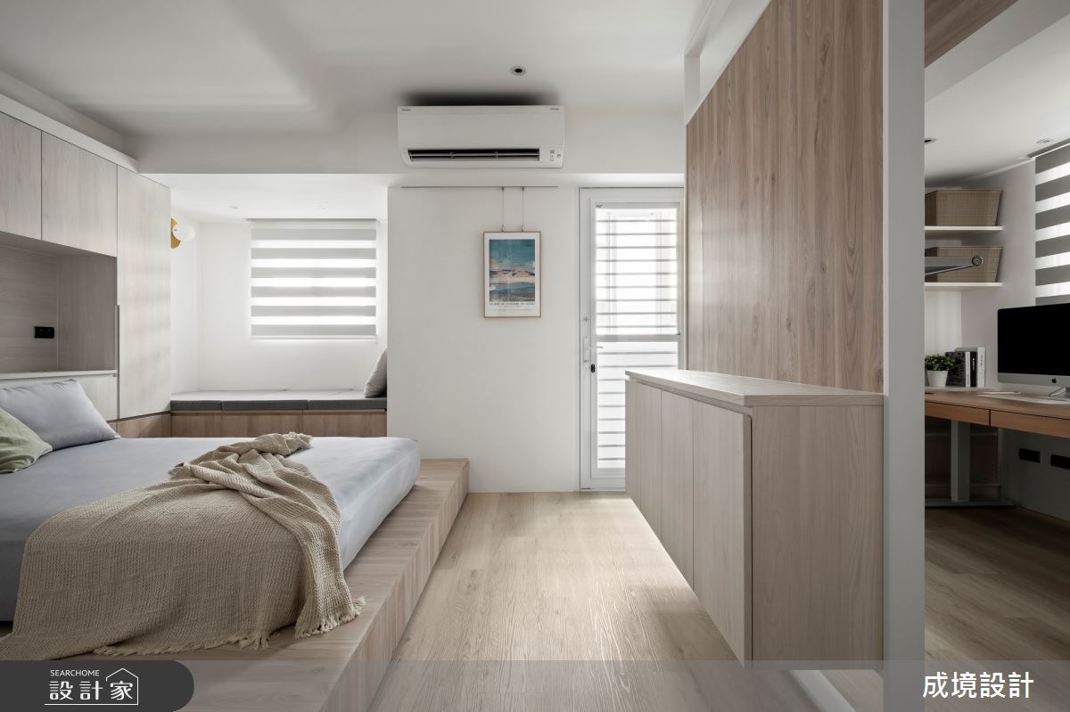 30坪老屋(31~40年)＿現代風臥室臥榻案例圖片＿成境設計＿成境_對焦。按下生活的快門之12