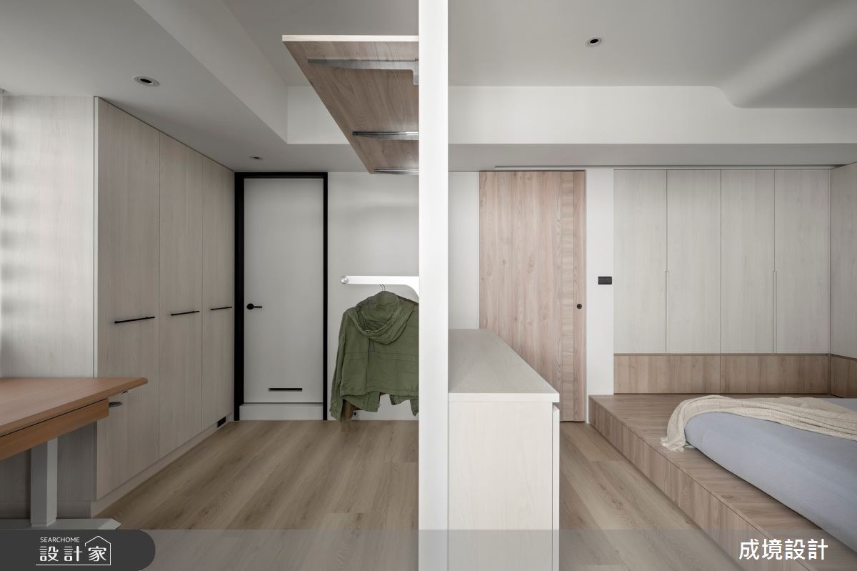 30坪老屋(31~40年)＿現代風臥室書房更衣間臥榻案例圖片＿成境設計＿成境_對焦。按下生活的快門之14