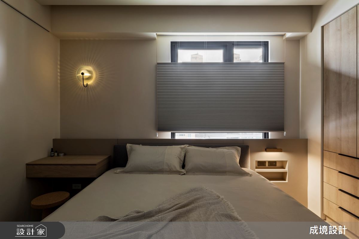 22坪新成屋(5年以下)＿簡約風臥室案例圖片＿成境設計＿成境_煦煦之18