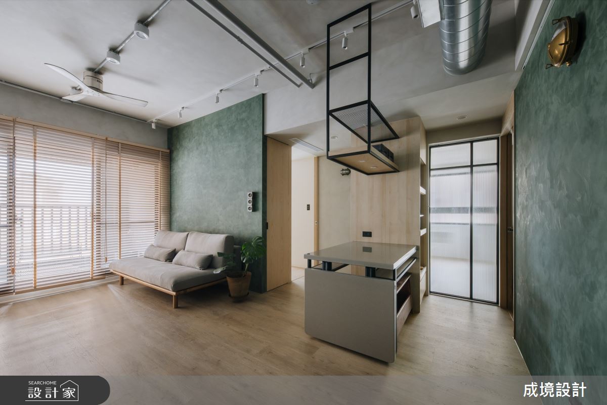 16坪新成屋(5年以下)＿北歐風客廳餐廳案例圖片＿成境設計＿成境_潮。玩味Cool.Intriguing之3