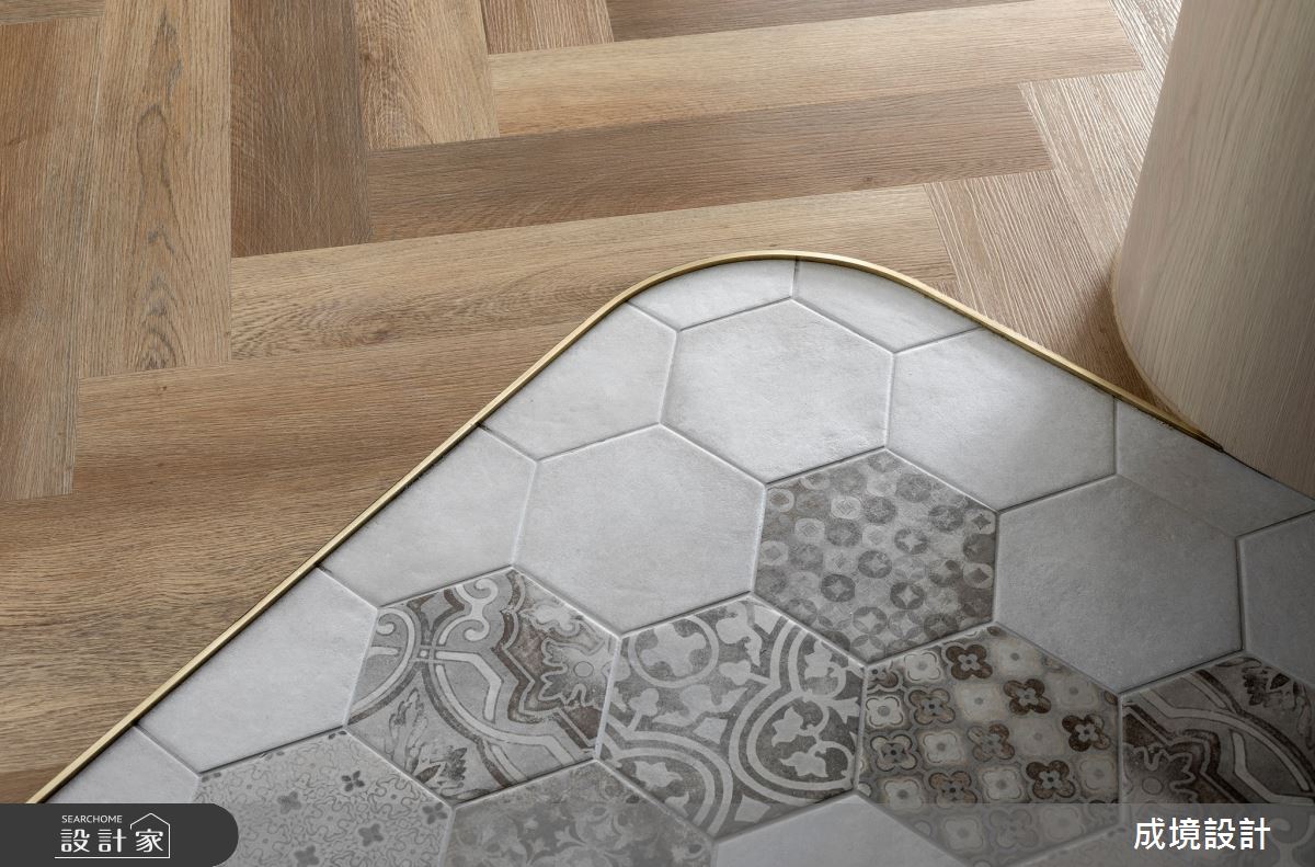 37坪中古屋(5~15年)＿美式風玄關案例圖片＿成境設計＿成境_圓舞曲之2