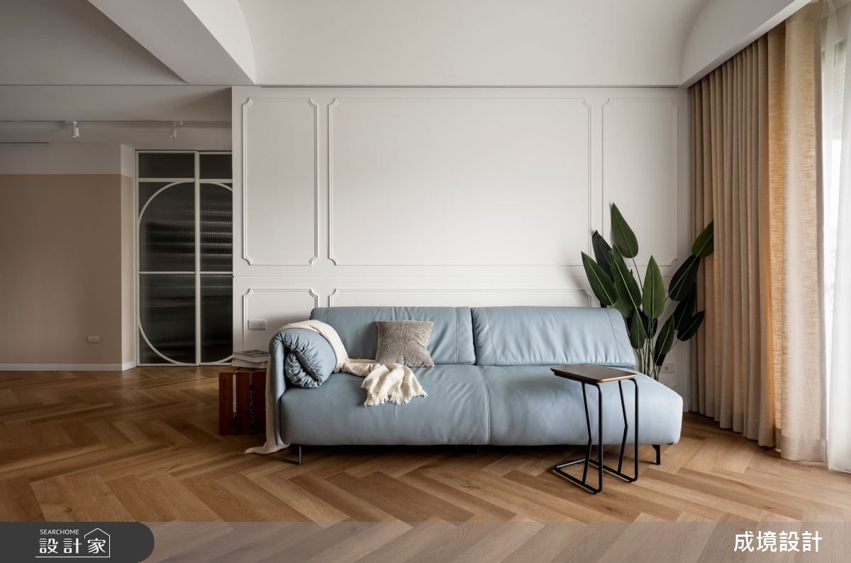 37坪中古屋(5~15年)＿美式風客廳案例圖片＿成境設計＿成境_圓舞曲之10