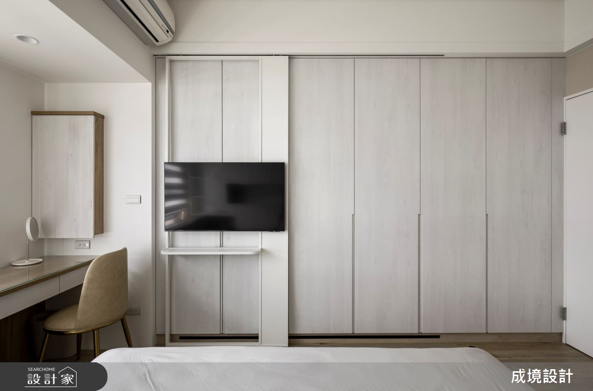 37坪中古屋(5~15年)＿美式風臥室案例圖片＿成境設計＿成境_圓舞曲之12