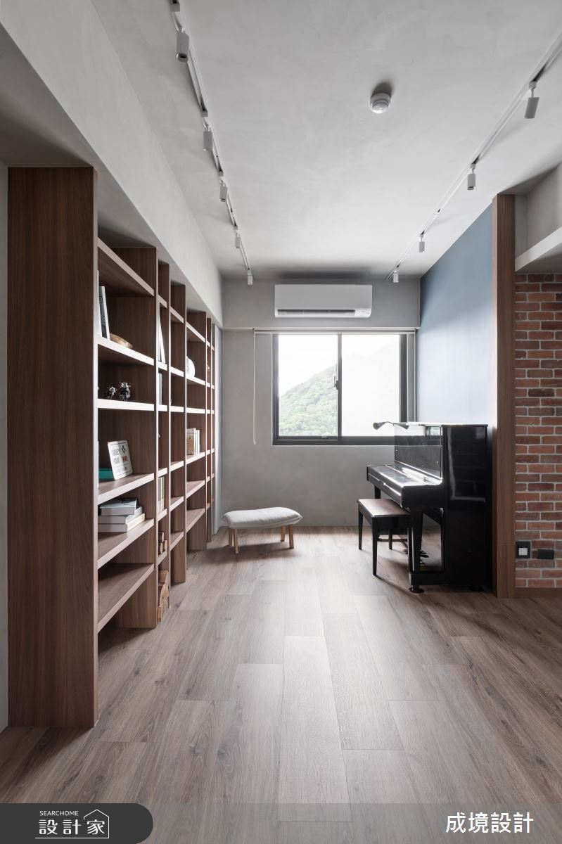 43坪老屋(31~40年)＿工業風多功能室案例圖片＿成境設計＿成境_漫步泰晤士河畔之18