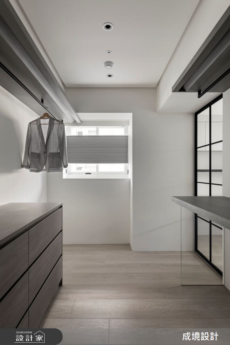 22坪老屋(31~40年)＿北歐風更衣間案例圖片＿成境設計＿成境_靄靄之15