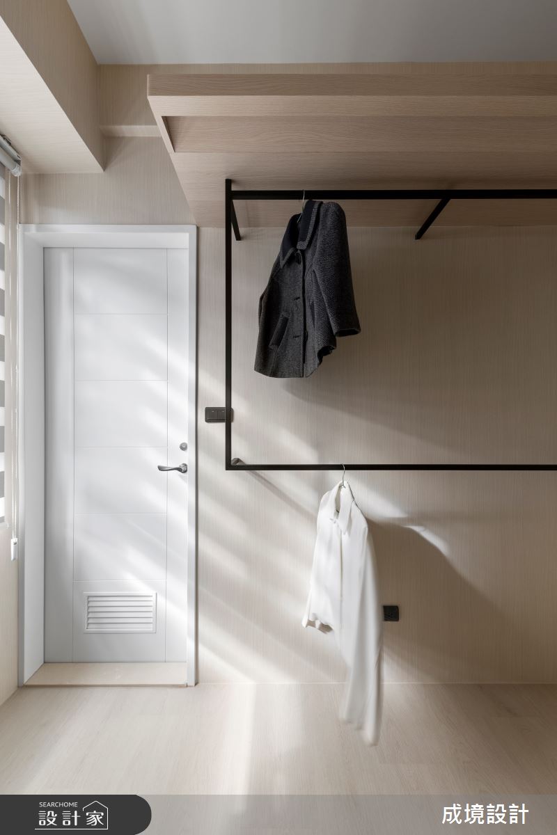 44坪老屋(16~30年)＿北歐風更衣間案例圖片＿成境設計＿成境_幸福繪本之16