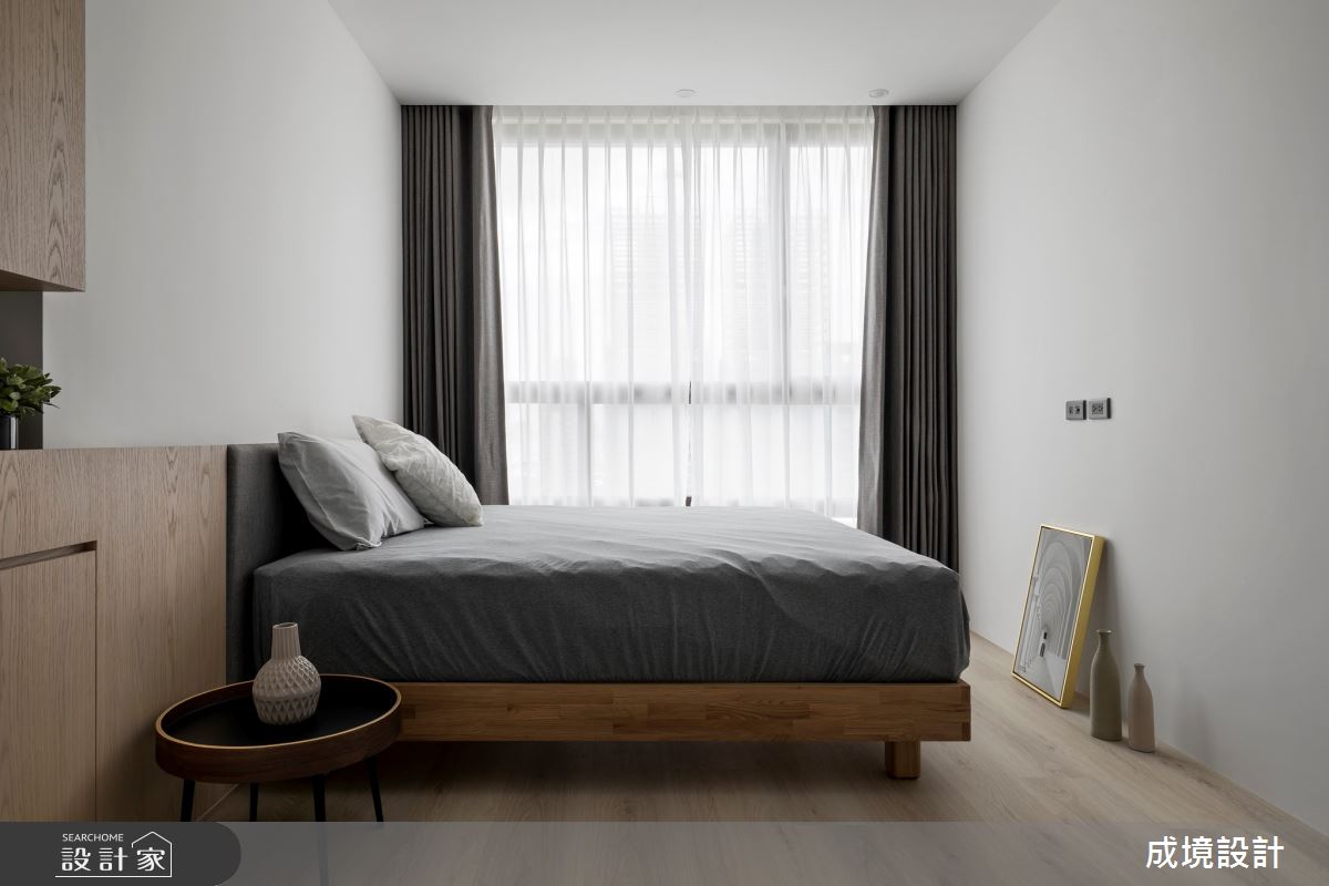 17坪新成屋(5年以下)＿北歐風臥室案例圖片＿成境設計＿成境_日光雪國之10