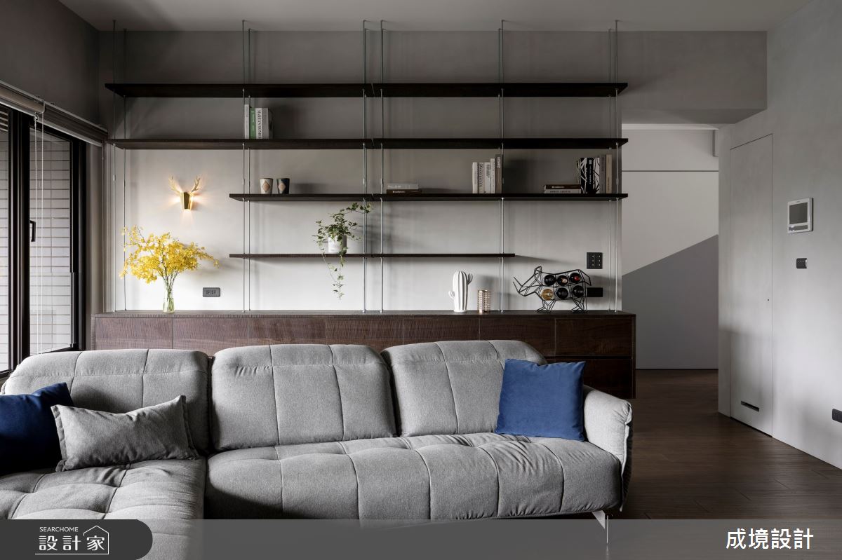 33坪新成屋(5年以下)＿現代風客廳案例圖片＿成境設計＿成境_巡禮之年之4