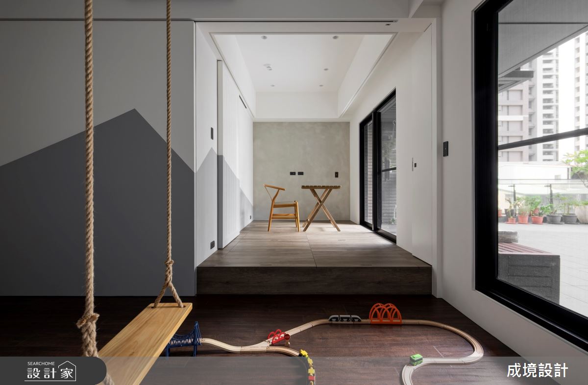 33坪新成屋(5年以下)＿現代風兒童房兒童房多功能室案例圖片＿成境設計＿成境_巡禮之年之16
