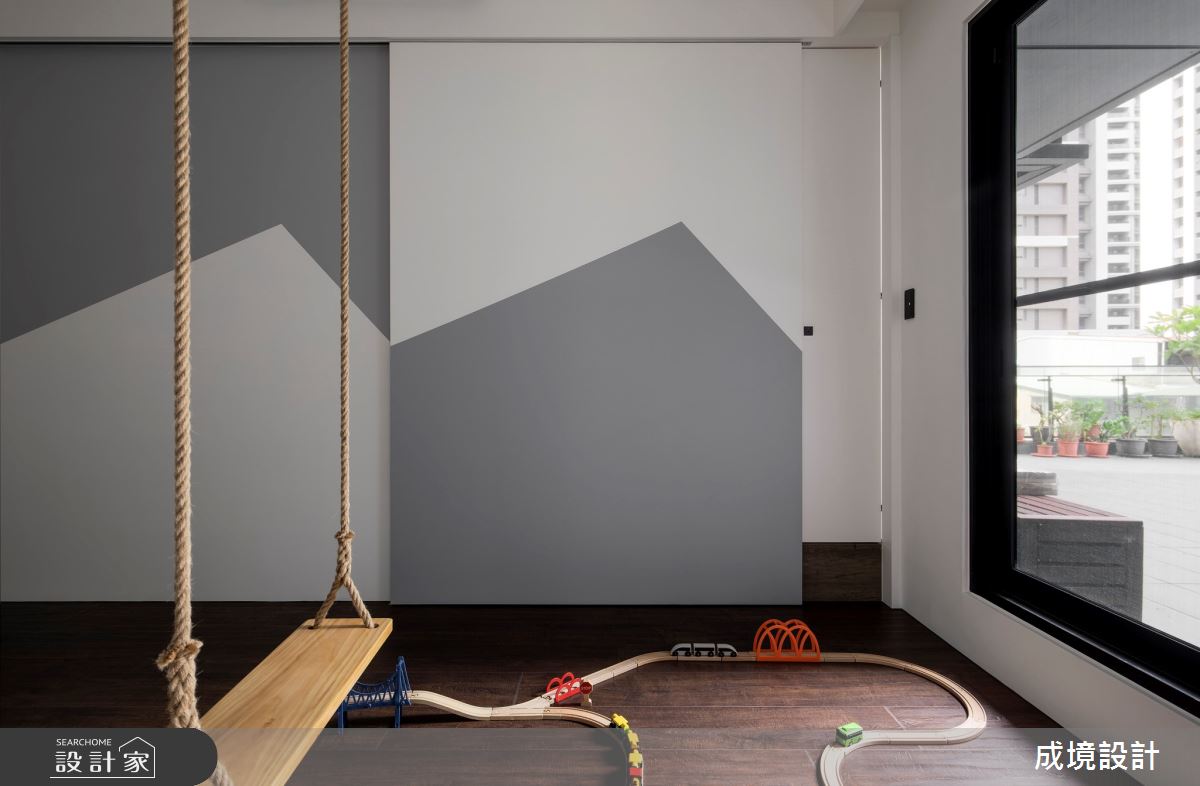 33坪新成屋(5年以下)＿現代風兒童房兒童房多功能室案例圖片＿成境設計＿成境_巡禮之年之17