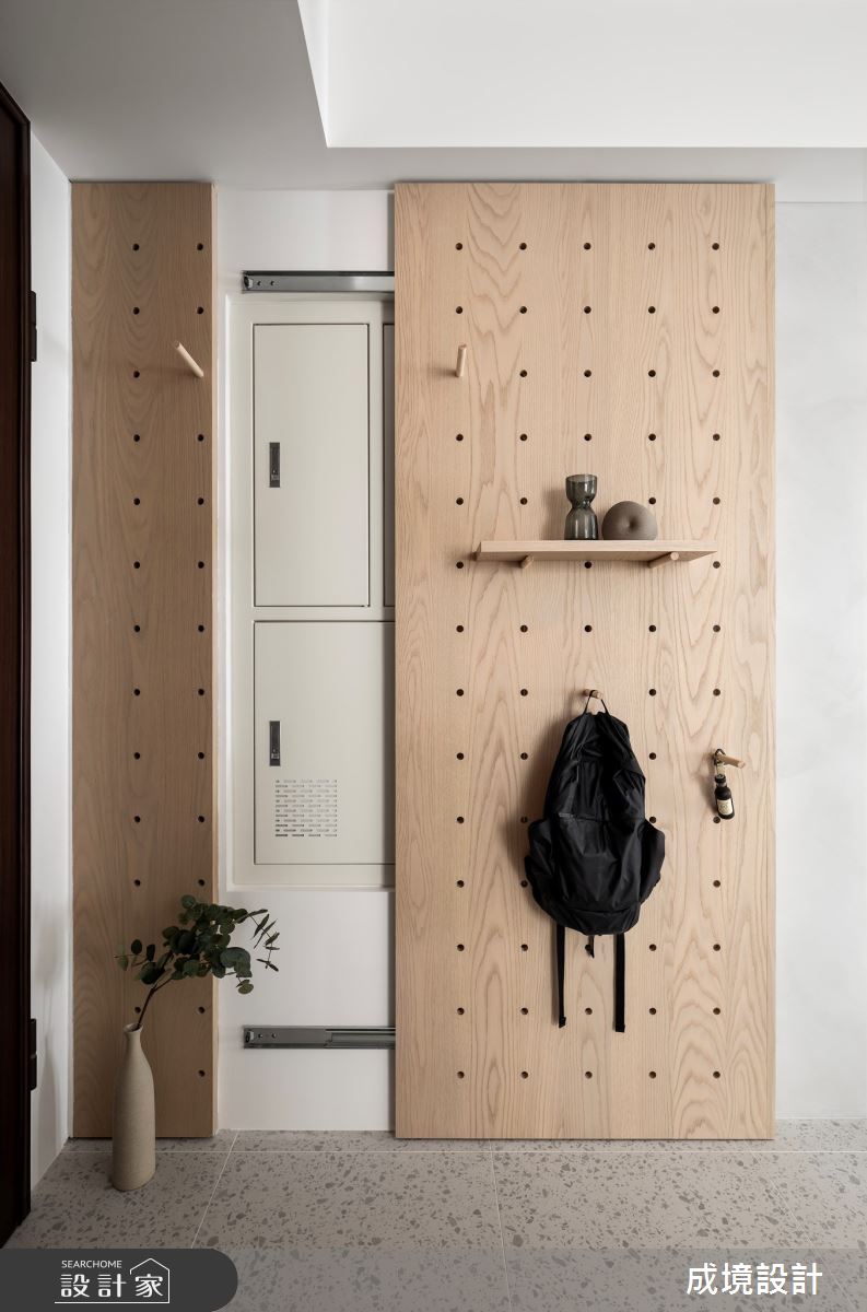 30坪中古屋(5~15年)＿現代風玄關案例圖片＿成境設計＿成境_洄之3