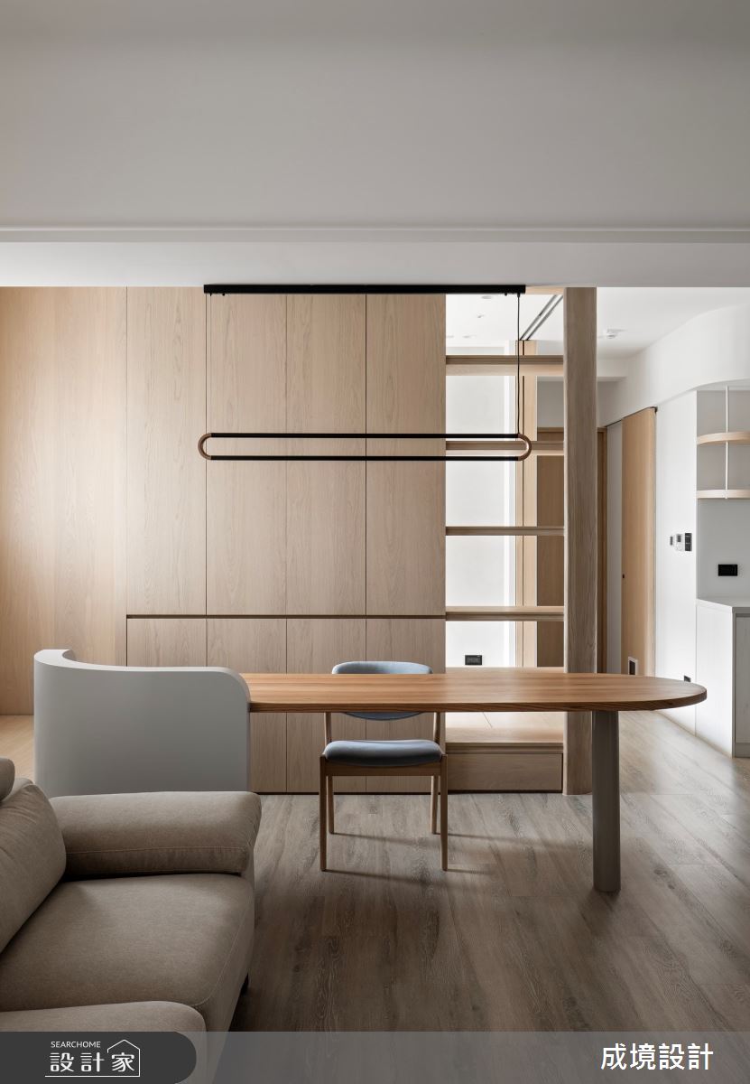 30坪中古屋(5~15年)＿現代風客廳案例圖片＿成境設計＿成境_洄之16