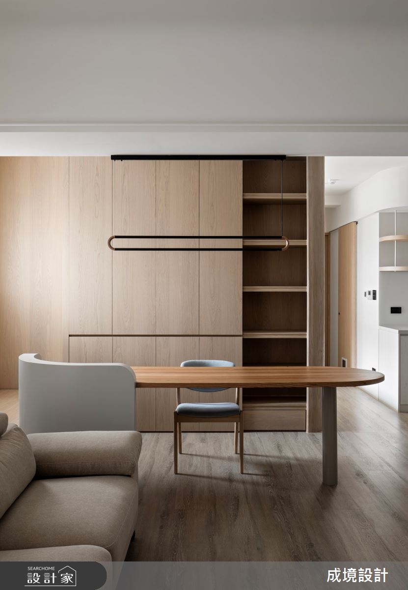 30坪中古屋(5~15年)＿現代風客廳案例圖片＿成境設計＿成境_洄之17