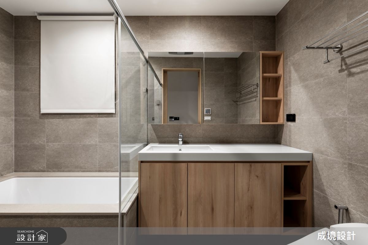 30坪中古屋(5~15年)＿現代風浴室案例圖片＿成境設計＿成境_洄之29