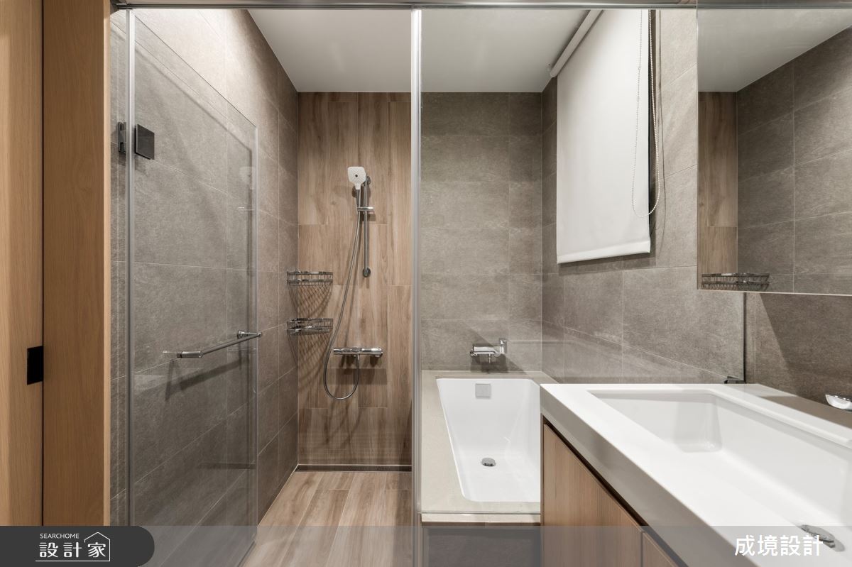 30坪中古屋(5~15年)＿現代風浴室案例圖片＿成境設計＿成境_洄之30