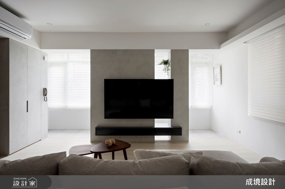 30坪老屋(41~50年)＿北歐風客廳案例圖片＿成境設計＿成境_書寫日光之3