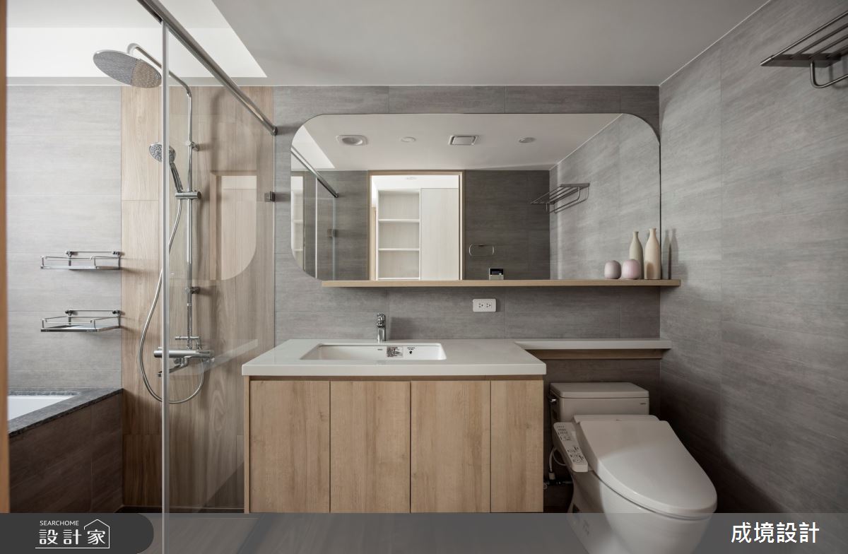 30坪老屋(41~50年)＿北歐風浴室案例圖片＿成境設計＿成境_書寫日光之18