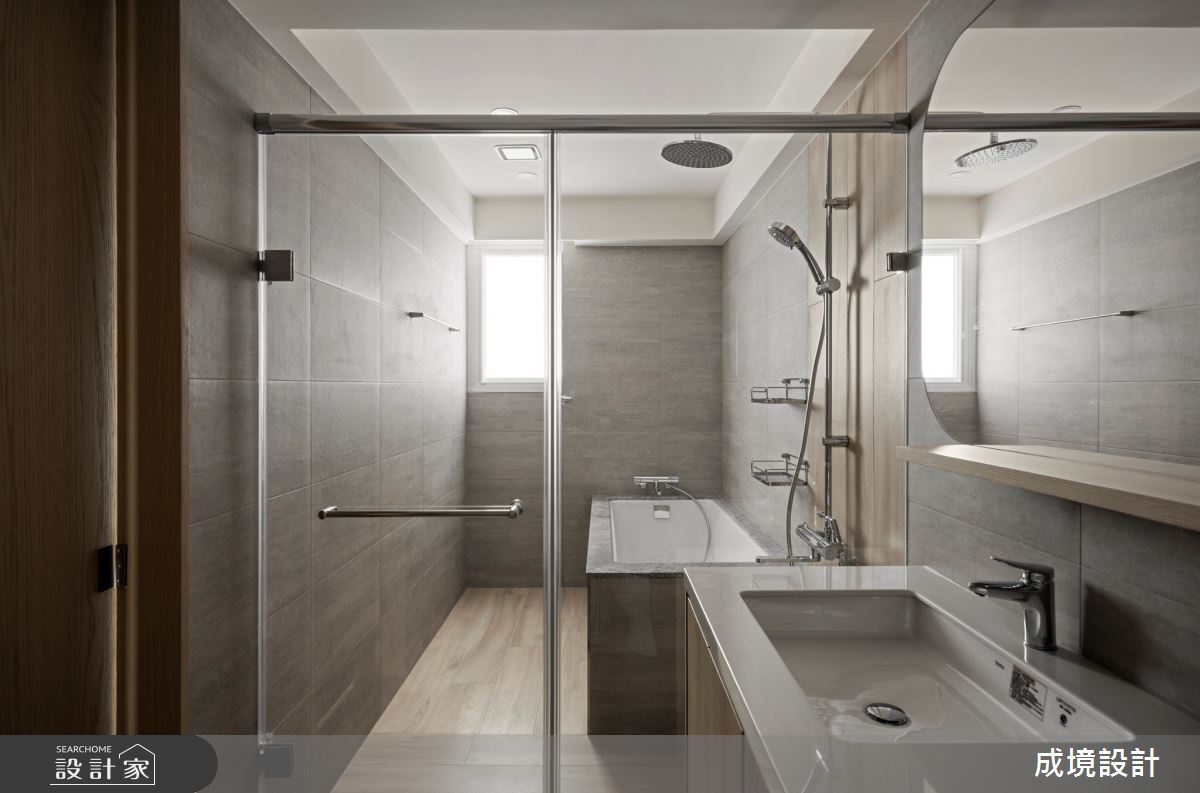 30坪老屋(41~50年)＿北歐風浴室案例圖片＿成境設計＿成境_書寫日光之19