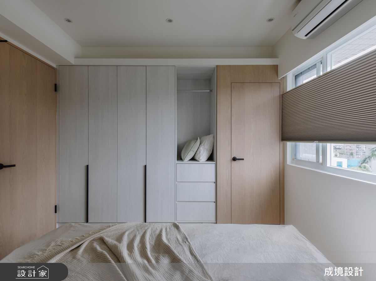 21坪老屋(31~40年)＿北歐風臥室案例圖片＿成境設計＿成境_伯爵奶油之13