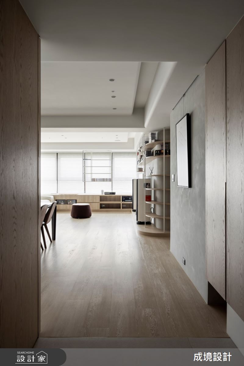 48坪毛胚屋＿北歐風玄關案例圖片＿成境設計＿成境_以愛為名之1