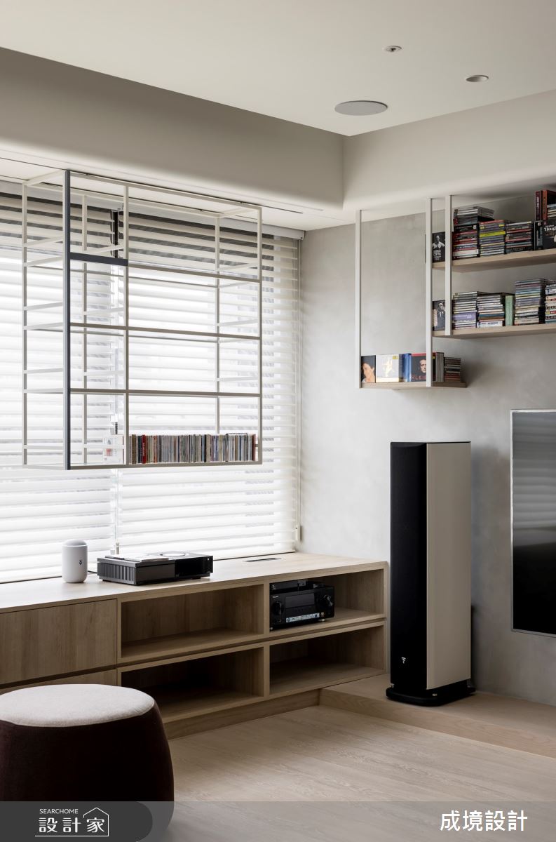 48坪毛胚屋＿北歐風客廳案例圖片＿成境設計＿成境_以愛為名之6