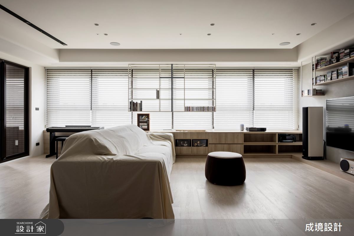 48坪毛胚屋＿北歐風客廳案例圖片＿成境設計＿成境_以愛為名之8